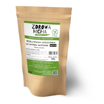 ZDROWA MICHA Mieszanka do wypieku muffinek KETO (bezglutenowa)