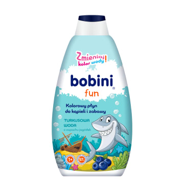 BOBINI Płyn do kąpieli turkusowa woda