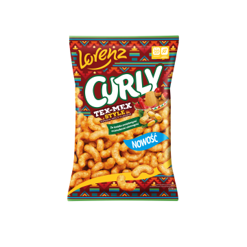 Curly Chrupki Orzechowe o smaku ostrego pomidora
