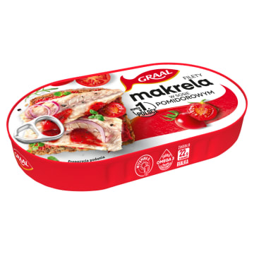 GRAAL Filety z makreli w sosie pomidorowym