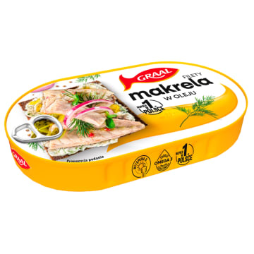 GRAAL Filety z makreli w oleju