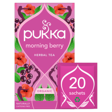 PUKKA Herbata ziołowa Morning Berry BIO 20 torebek