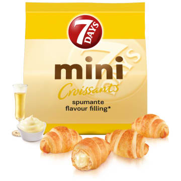 7 DAYS Mini Croissant z nadzieniem o smaku spumante