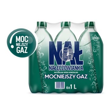 NAŁĘCZOWIANKA Naturalna woda mineralna Mocniejszy Gaz