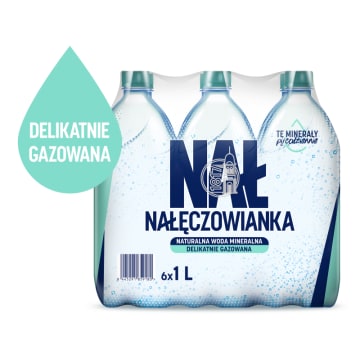 NAŁĘCZOWIANKA Naturalna woda mineralna delikatnie gazowana