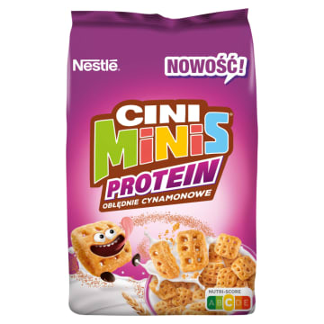 NESTLE Płatki śniadaniowe cynamonowe Cini Minis Protein