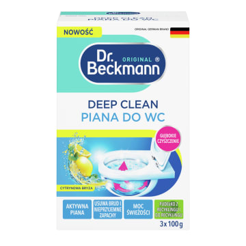 DR.BECKMANN Piana czyszcząca do WC 3x100g (saszetki)