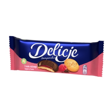 DELICJE SZAMPAŃSKIE Biszkopty z galaretką malinową