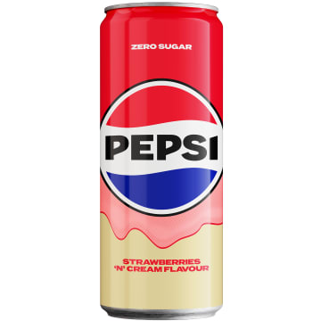 PEPSI-COLA ZERO CUKRU Napój gazowany typu cola o smaku truskawkowo-waniliowym bez cukru