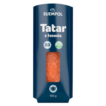 Tatar z wędzonego łososia