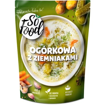 SO FOOD Zupa ogórkowa z ziemniakami