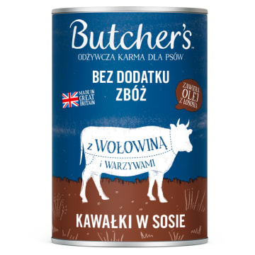 BUTCHER'S Original Karma dla psa kawałki z wołowiną w sosie