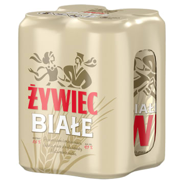 BIAŁE piwo 4x500ml (puszka zwrotna)