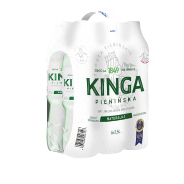 KINGA PIENIŃSKA Naturalna woda mineralna delikatnie gazowana niskosodowa