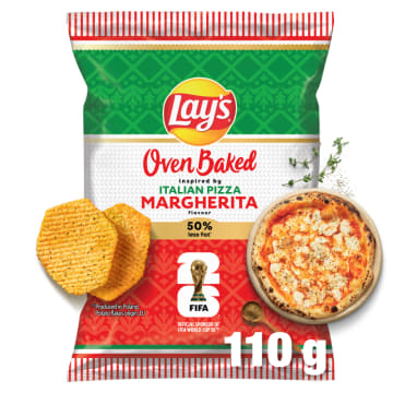 LAY'S Oven Baked Pieczone formowane chipsy ziemniaczane o smaku pizzy margherita