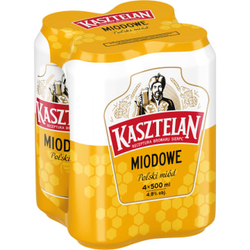 Miodowe Piwo 4x500ml (puszka zwrotna)