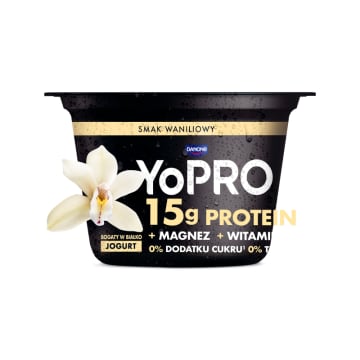 Jogurt o smaku waniliowym