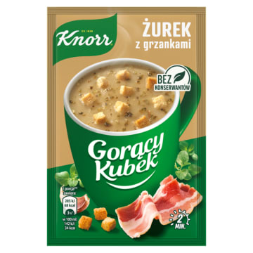 KNORR Gorący Kubek Żurek z grzankami