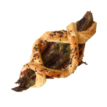 Francuskie ze szparagami i boczkiem