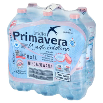 Naturalna woda źródlana niegazowana