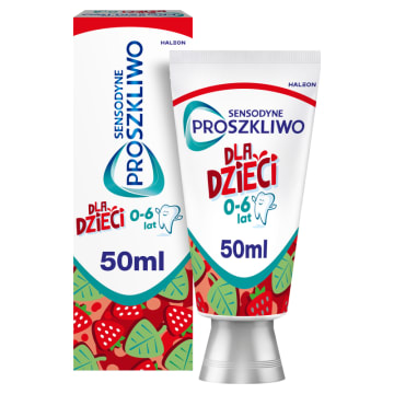 SENSODYNE PRO SZKLIWO Pasta z fluorem do zębów chroniąca szkliwo do zębów mlecznych i stałych dla dzieci 0-6 lat