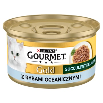 GOURMET Gold Karma dla kotów z rybą oceaniczną