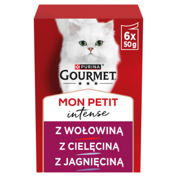 GOURMET mon Petit Pokarm dla kotów - MIX Mięsny
