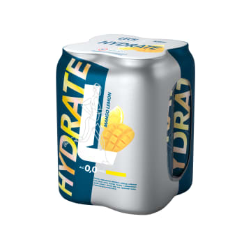Hydrate MANGO i CYTRYNA Piwo bezalkoholowe 4x500ml (puszka zwrotna)