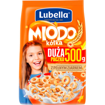 LUBELLA Płatki śniadaniowe miodowe Kółka