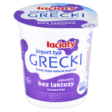Jogurt grecki naturalny bez laktozy