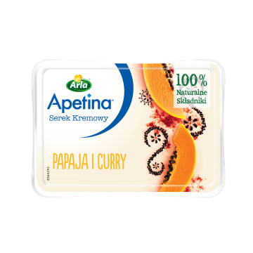 Serek kremowy z papają i curry