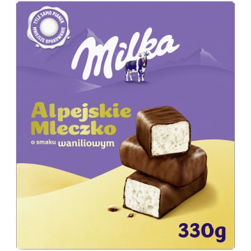 Alpejskie Mleczko Pianka o smaku waniliowym