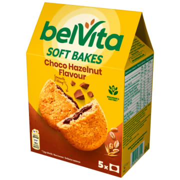 BELVITA Breakfast Ciastka zbożowe z nadzieniem czekoladowo-orzechowym