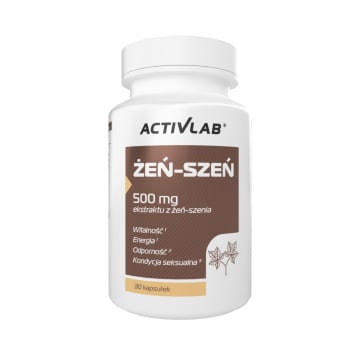 ACTIVLAB Żeń-Szeń 500 mg (30 kaps.) - suplement diety
