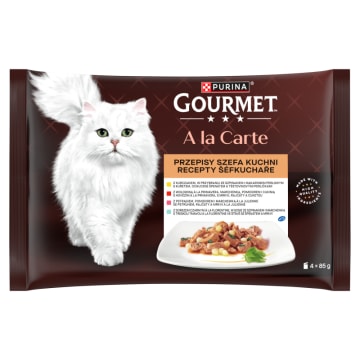 GOURMET A la Carte Karma dla dorosłych kotów przepisy szefa kuchni