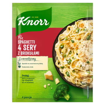 KNORR FIX Spaghetti 4 sery z brokułami