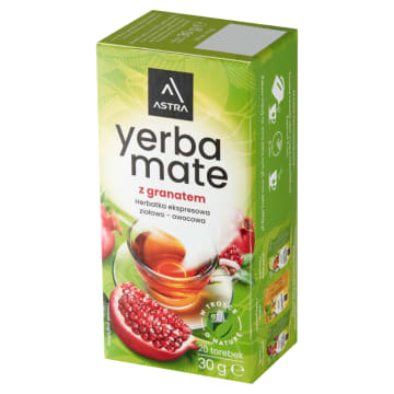 ASTRA Herbatka Yerba Mate z granatem 20 torebek