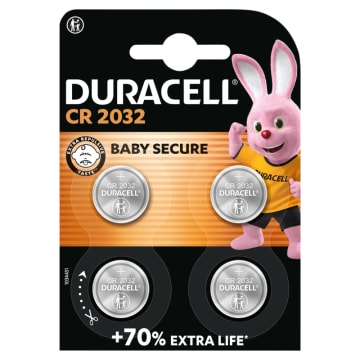 DURACELL Baterie litowe 2032 4 szt.
