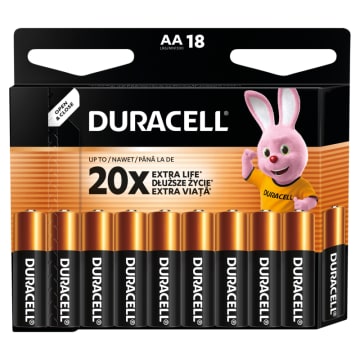 DURACELL Baterie alkaliczne AA 18 szt.