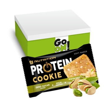 SANTE Go On Ciastko proteinowe o smaku pistacjowym z białą czekoladą bez dodanego cukru