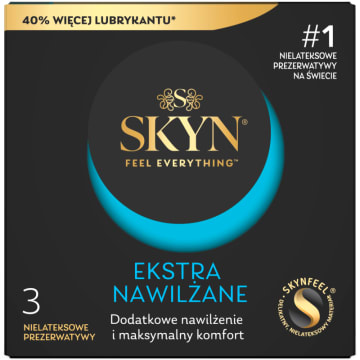 UNIMIL Skyn Prezerwatywy extra nawilżane 3 szt