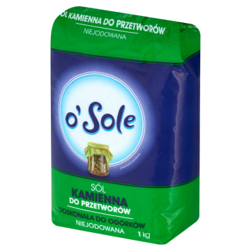 Sól kamienna bez jodu do przetworów