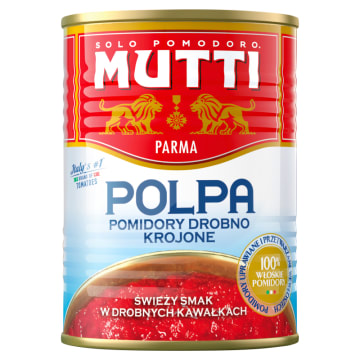 MUTTI Pomidory drobno krojone (bez skórki)