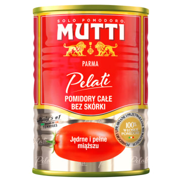MUTTI Pomidory całe (bez skórki)