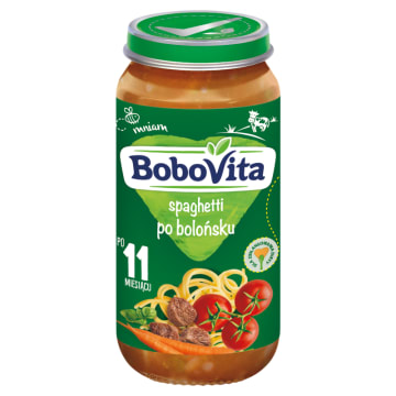 BOBOVITA Spaghetti po bolońsku po 11 miesiącu