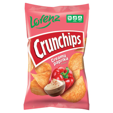 CRUNCHIPS Chipsy ziemniaczane o kremowym smaku papryki
