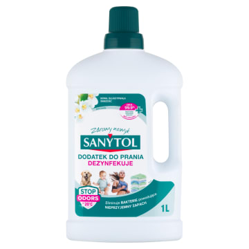 SANYTOL Płyn do prania uniwersalny dezynfekujący 40 prań 1000ml
