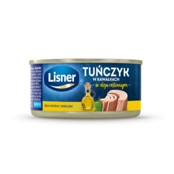 LISNER Tuńczyk w kawałkach w oleju roślinnym