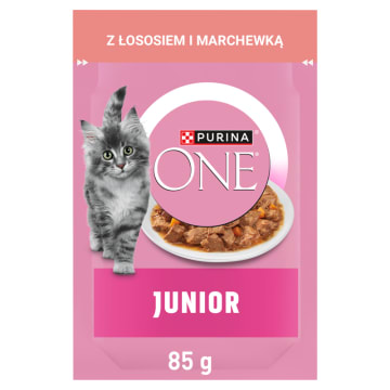 PURINA ONE Junior Pokarm dla kota o sm. łososia