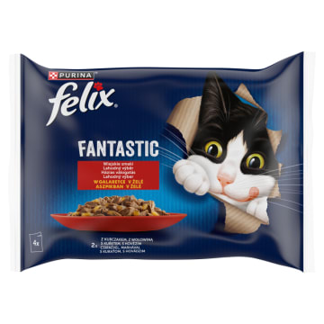 FELIX® Fantastic Karma dla kotów - Wiejskie smaki w galaretce 4x85g